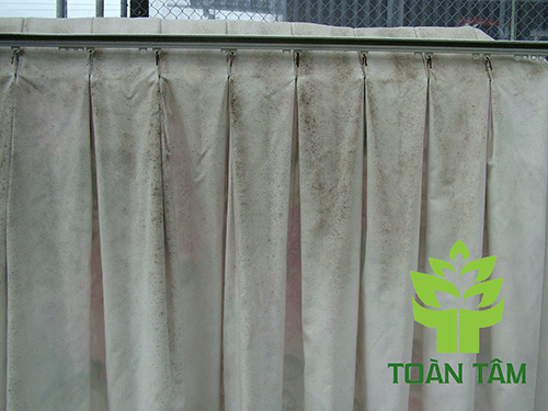 Màn cửa cần được giặt sau một thời gian sử dụng